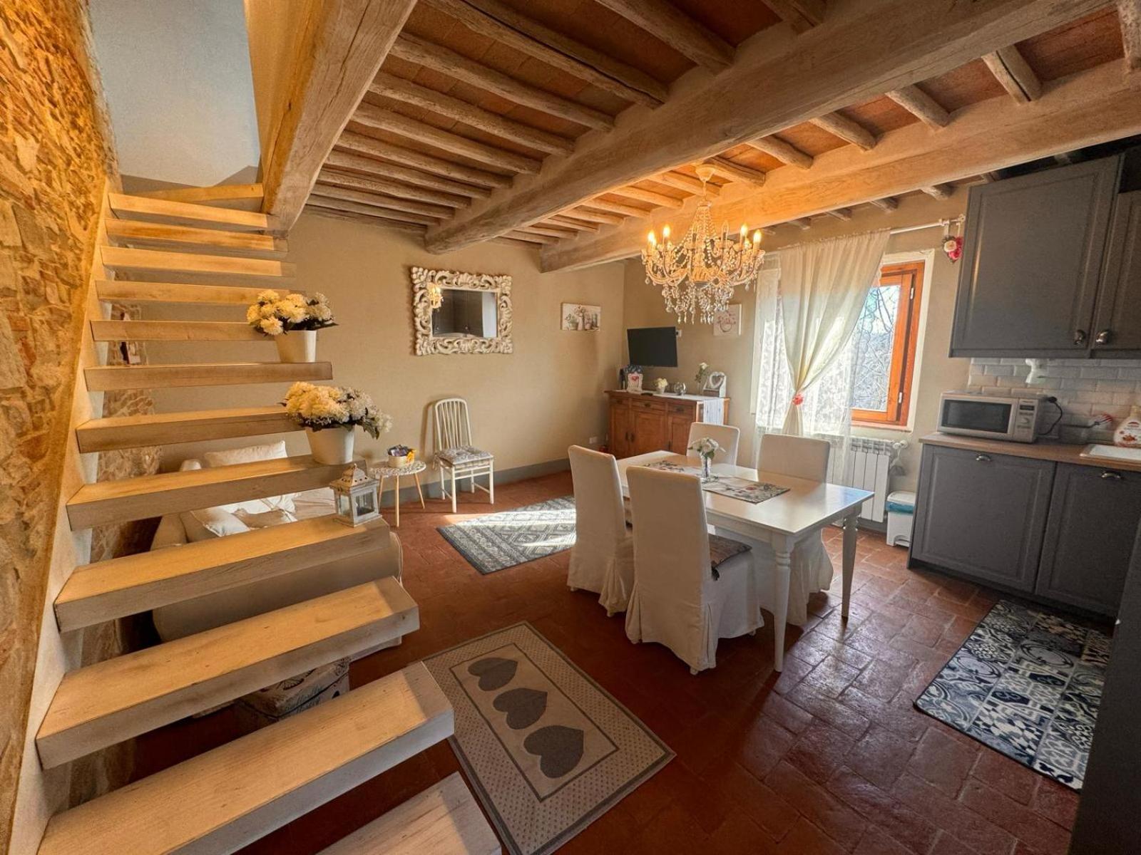 Dolce Cuore Luxe Apartment Chianti Florence Male Romantyczne Mieszkanie San Donato in Poggio Eksteriør bilde